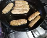 A picture of step 2 of Seekh kababs.