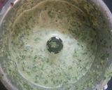 A picture of step 2 of Brahmi leaves soup.