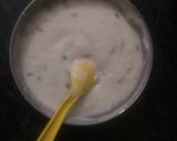 A picture of step 1 of Dahi Vada.