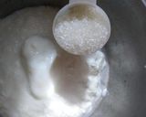 A picture of step 2 of Fresco style Dahi barray.