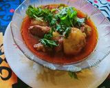 A picture of step 9 of Shaljum gosht.