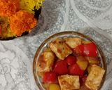 A picture of step 3 of Pepper paneer.