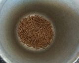 A picture of step 1 of (Cumin) Jeera Bhakhari.