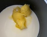 A picture of step 1 of Mawa gulab jambu.