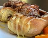 Φωτογραφία βήματος 5 της συνταγής Cinnamon Rolls με πορτοκάλι _ ρολά κανέλας