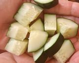 Foto del passaggio 4 della ricetta Insalata estiva anguria,feta,cetrioli e...😋
