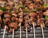 Foto langkah ke 3 dari resep Sate Jamur Champignon.
