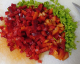 Foto del paso 2 de la receta: Doradas rellenas de verduras con espárragos y patatas