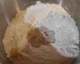 Foto del paso 2 de la receta Pan de espelta con bebida de avena y semillas de sésamo