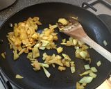 A picture of step 2 of Chickpea and lentil burger.