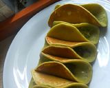 Foto langkah ke 4 dari resep Kue Manja Matcha 💋😍 takar sendok simpleeee no mixer.