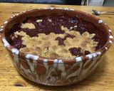 Une image de l'étape 8 de Crumble aux cerises noisettes pomme et miel.