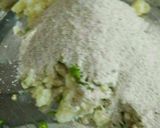 A picture of step 1 of Kuttu ki aalu wali kachordi.