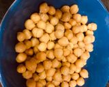 A picture of step 1 of Chana chaat.