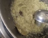 A picture of step 3 of Shahi paneer.