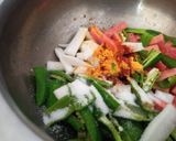A picture of step 3 of Carrot Radish and Green chilli instant pickle.