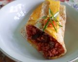 Foto langkah ke 11 dari resep Omurice Zebra.