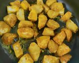 A picture of step 4 of Dhaba style masala ARBI(TARO).