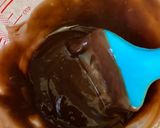 A picture of step 7 of Biscoff Christmas yule log.