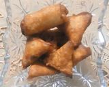 A picture of step 12 of One Bite Chinese samosy.