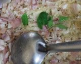 A picture of step 2 of Kolhapuri Misal Bhakri.