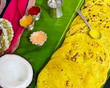 A picture of step 10 of Obbattu / Puran Poli.