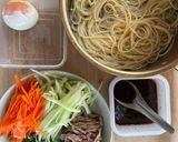 รูปขั้นตอนการทำที่ 1 ของ สปาเกตตี้เย็นอย่างโซบะเย็น😅🍜🍱