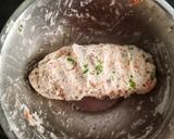 A picture of step 1 of Akki Roti.