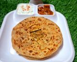 A picture of step 6 of Sattu Paratha.