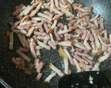 Foto del paso 2 de la receta: Espaguetis con nata y bacon