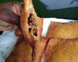 A picture of step 5 of Stuffed bread#Bread pie#themechallenge#breakfast.