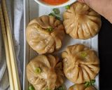 A picture of step 8 of Vegetable Wheat Momos.