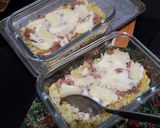 Foto langkah ke 7 dari resep Chesse Tuna Mayo Baked Rice.