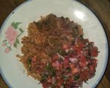 A picture of step 2 of Beef Pilau.