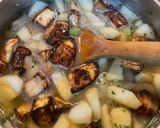 A picture of step 3 of Celeriac and Bramley apple soup.