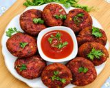 चुकंदर गोल्डन टिक्की कबाब (Beetroot Golden tikki Kabab) रेसिपी चरण 8 फोटो