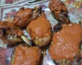 Foto del paso 11 de la receta: Pollo al horno con salsa de morrón y papas