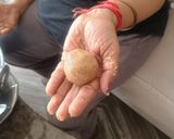 आटा गोंद ड्राई फ्रूट्स के लड्डू रेसिपी चरण 7 फोटो
