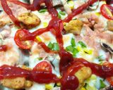عکس مرحله 4 از دستور پیتزا 🍕 با نان تست 🍞