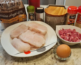 Foto del paso 1 de la receta: Albóndigas de merluza y jamón en salsa