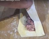 A picture of step 4 of Sausage Rolls.