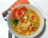 Foto langkah ke 6 dari resep Mie Tek-Tek Rebus Kari.