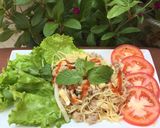 Hình bước làm 8 của món Mì xào trứng