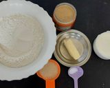 A picture of step 1 of Peanut Butter Stuffed Roll.