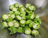 秋葵能量煎蛋 オクラエナジーオムレツ的食譜步驟1照片