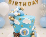 صورة لخطوة 2 من وصفة كيك عيد ميلاد ابني 🧢🍼