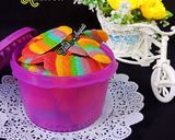 Foto langkah ke 6 dari resep Lidah Kucing Rainbow.
