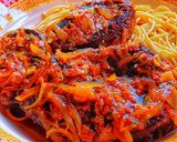 Jollof na taliya da kifi tarwadamatakin girki4 hoto