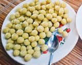 Hình bước làm 1 của món Chè khoai lang dẻo trân châu ngô