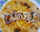 A picture of step 6 of Yummy smoky chicken boti roll without barbequing.